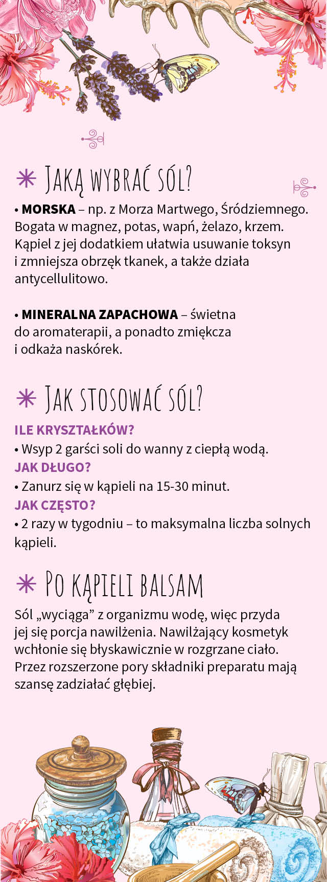 sól do kąpieli, sól morska do kąpieli, sól mineralna do kąpieli, kąpiel, relaks