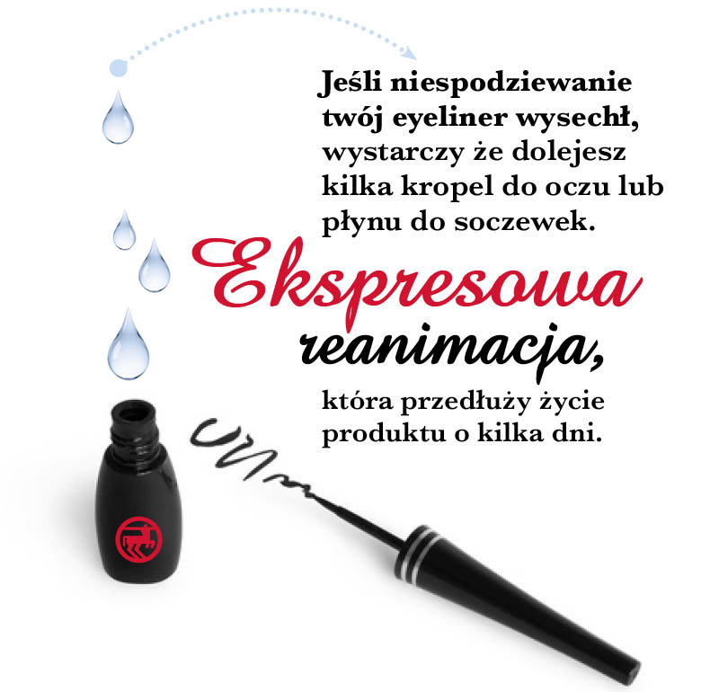 eyeliner, makijaż