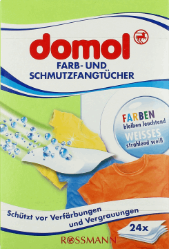 domol, chusteczki zapobiegające farbowaniu tkanin, 24 szt., nr kat. 182889