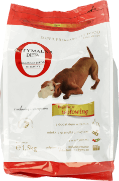 Optymalna Dieta, sucha karma dla psów, z wołowiną i warzywami, 1500 g, nr kat. 110147