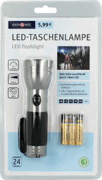 Ideenwelt, latarka kieszonkowa, LED, 1 szt., nr kat. 132638