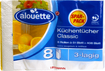 alouette, rolki kuchenne, 3-warstwowe, 8 szt., nr kat. 73240