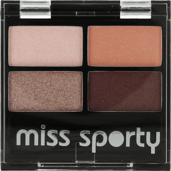 Miss Sporty, Studio Color, cienie poczwórne, nr 408 Smoky Rose, 1 szt., nr kat. 212266