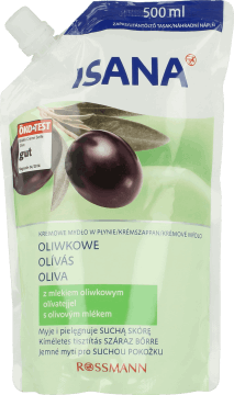 Isana, kremowe mydło w płynie, oliwkowe, zapas, 500 ml, nr kat. 232677