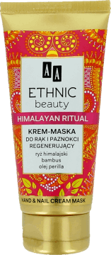 AA, Ethnic Beauty, krem maska do rąk i paznokci regenerujący, 75 ml, nr kat. 242279