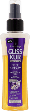 Gliss Kur, Fiber Therapy, spajający spray do włosów, eliksir, regeneracja w olejku, 100 ml, nr kat. 255687