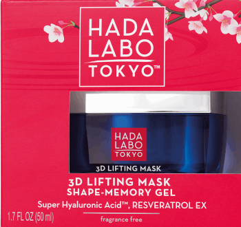 Hada Labo Tokyo, 3D Lifting Mask, 3D maska na twarz i szyję, liftingująca, nawilżająca, 50 ml, nr kat. 260923