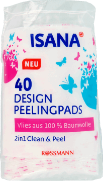 Isana, płatki do peelingu, 40 szt., nr kat. 265004