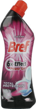 Bref, 6x Effect Power Gel, wielofunkcyjny środek do WC, Total Protection, 750 ml, nr kat. 122789