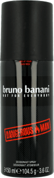 Bruno Banani, Dangerous Man, dezodorant w sprayu, 150 ml, nr kat. 183849