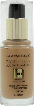 Max Factor, Facefinity All Day Flawless, podkład do twarzy 3 w 1, nr 80, 30 ml, nr kat. 164712