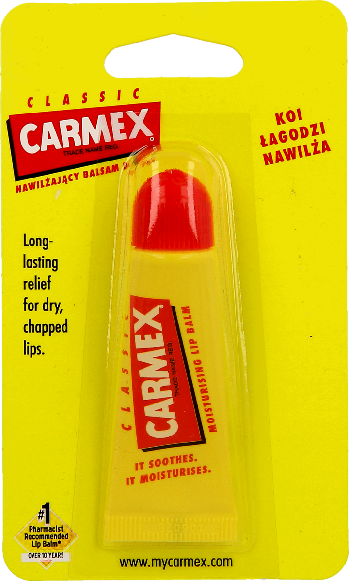 CARMEX,nawilżający balsam do ust,przód