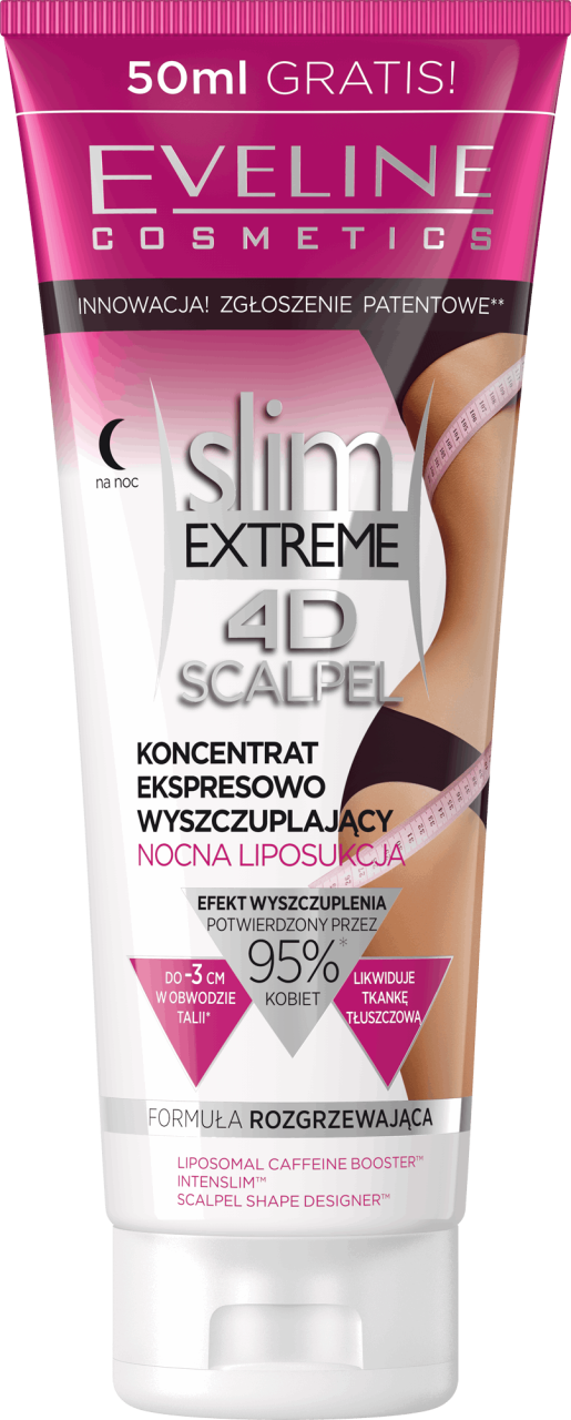 Eveline Cosmetics Slim Extreme 4d Scalpel Koncentrat Ekspresowo Wyszczuplający 250 Ml