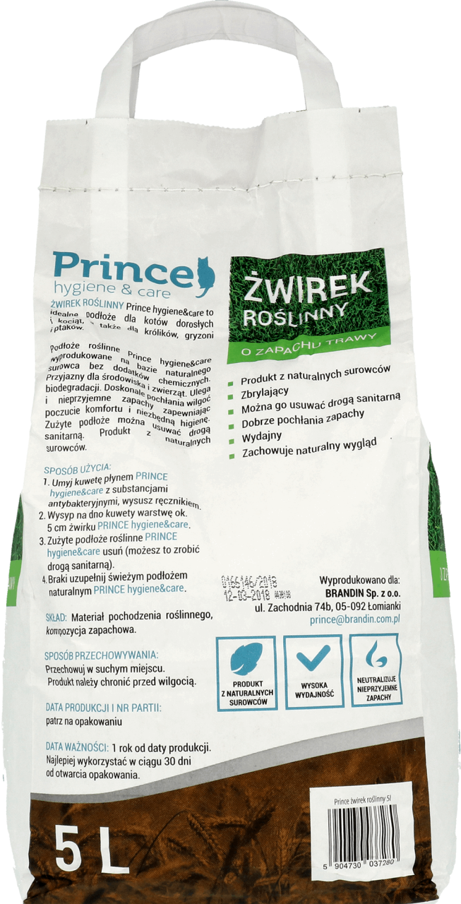 Prince Hygiene Care Zwirek Roslinny O Zapachu Trawy 5 L Drogeria Rossmann Pl