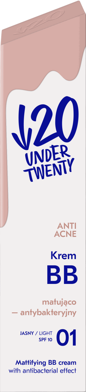 UNDER TWENTY, Anti Acne!, krem BB matujący o działaniu antybakteryjnym ...