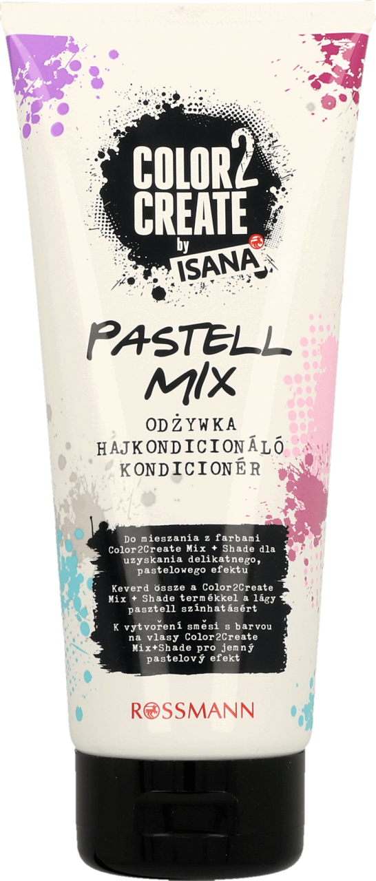 ISANA COLOR 2 CREATE,odżywka Pastell Mix, do mieszania z farbami Color 2 Create Mix + Shade,przód