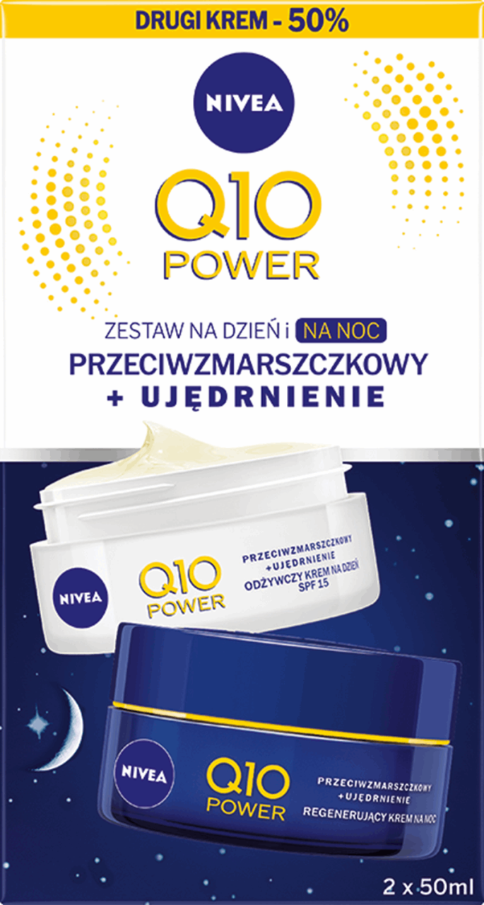 NIVEA Q10 Power Zestaw Przeciwzmarszczkowy Krem Nawil aj cy Na Dzie 