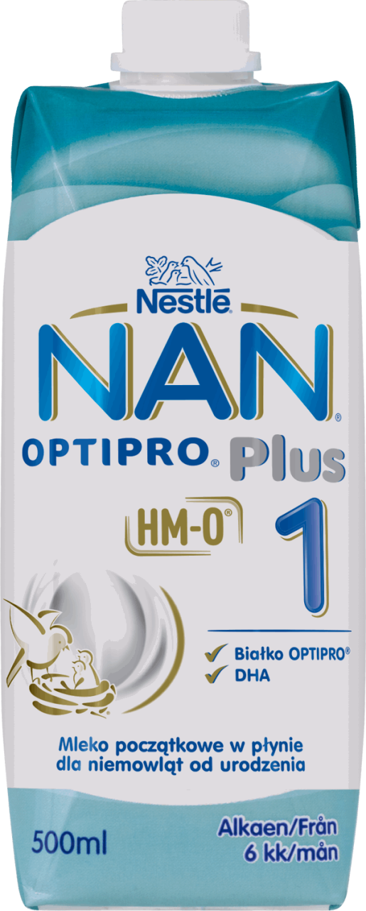 Nestle Nan Optipro Plus 1 Mleko Początkowe W Płynie Dla Niemowląt Od Urodzenia Hm 0 W Płynie 500 Ml Drogeria Rossmannpl