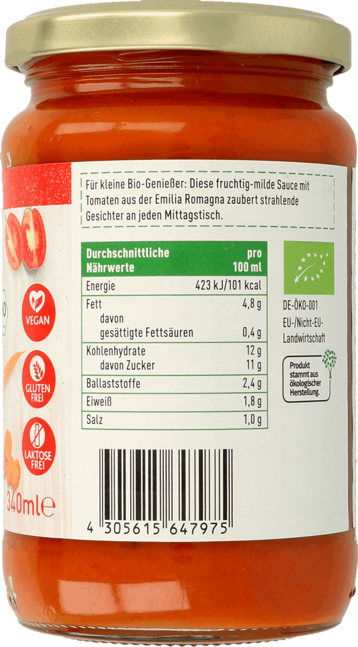ENERBIO,sos pomidorowy dla dzieci,tył