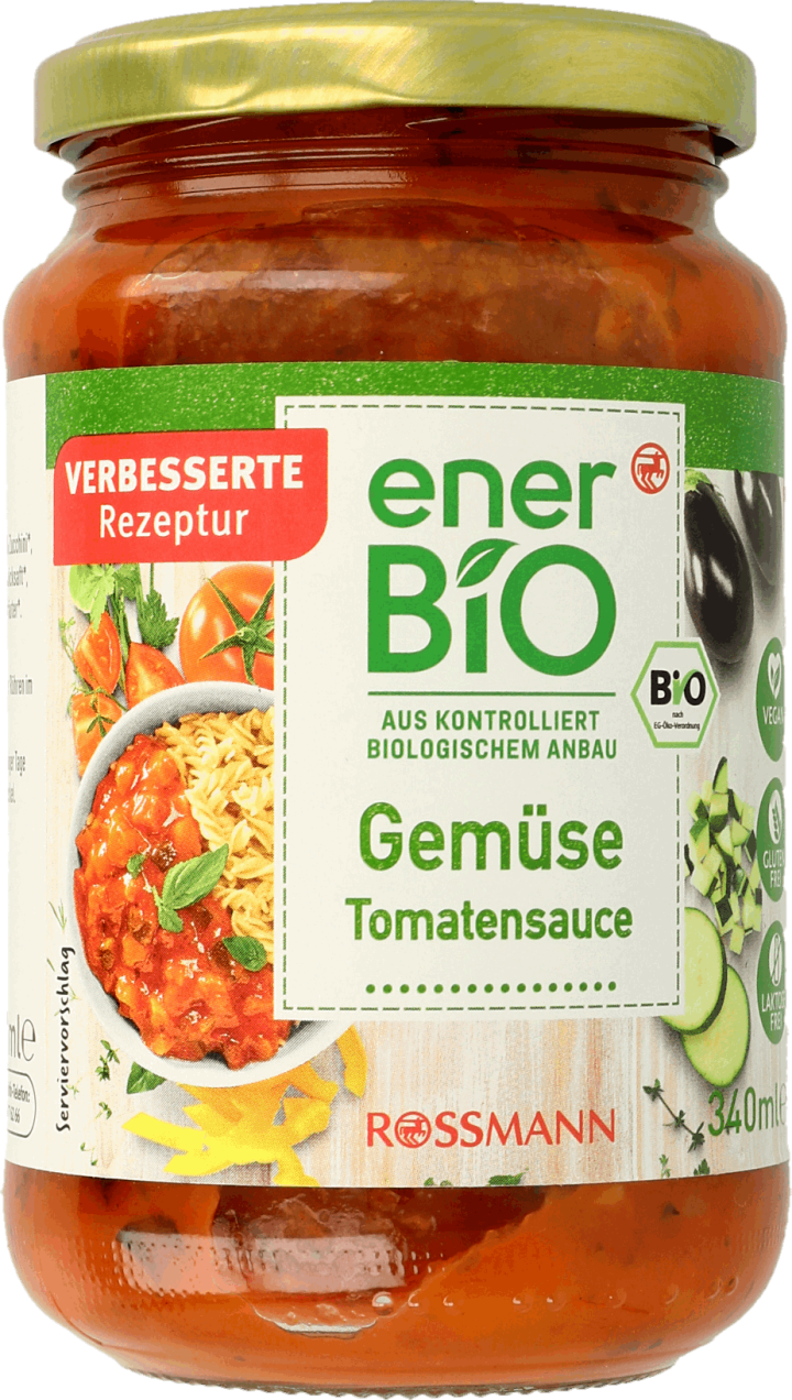 ENERBIO,sos pomidorowy z warzywami,przód