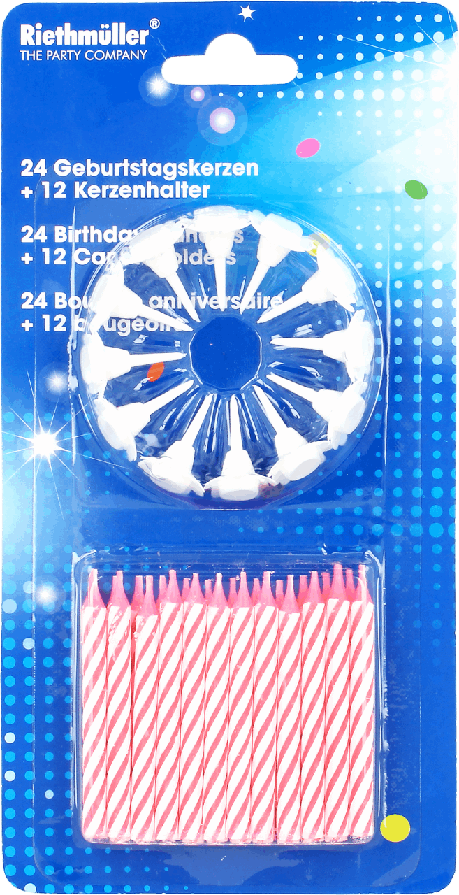 Party Swieczki Urodzinowe Z Podstawkami 24 Szt Drogeria Rossmann Pl Party Swieczki Urodzinowe Z Podstawkami 24 Szt Drogeria Rossmann Pl