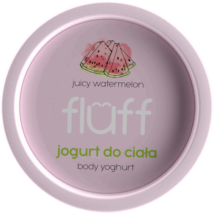 FLUFF,jogurt do ciała, soczysty arbuz,góra