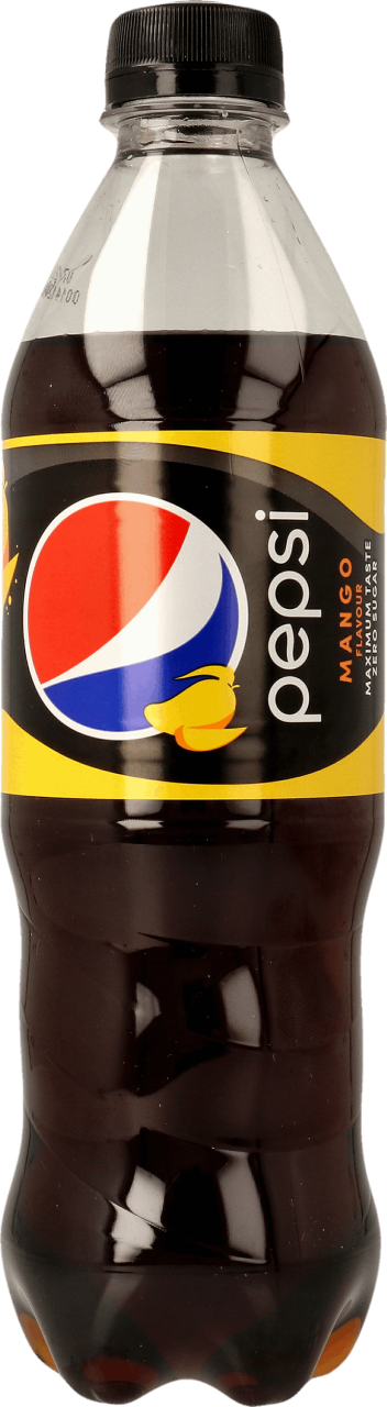 PEPSI,napój gazowany typu cola o smaku mango,przód