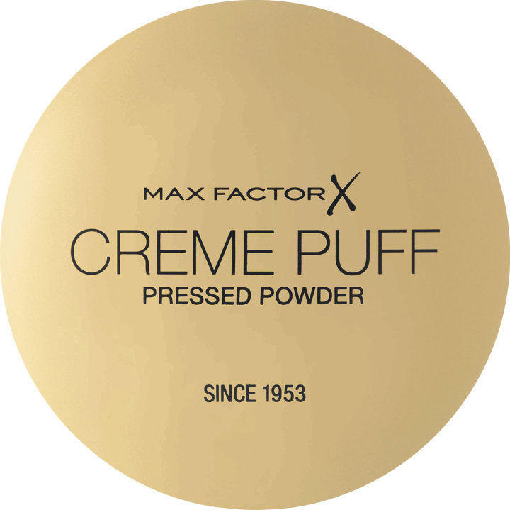 Puder Max Factor Creme Puff Rossmann MAX FACTOR, Creme Puff, matujący puder prasowany nr 42 Deep Beige, 21 g