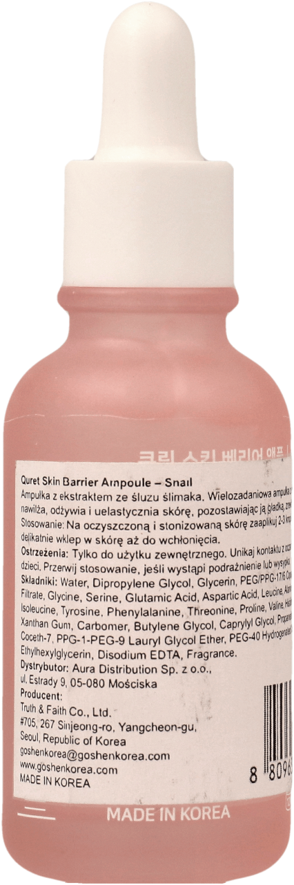 QURET, ampułka z ekstraktem ze śluzu ślimaka, 30 ml | Drogeria Rossmann.pl
