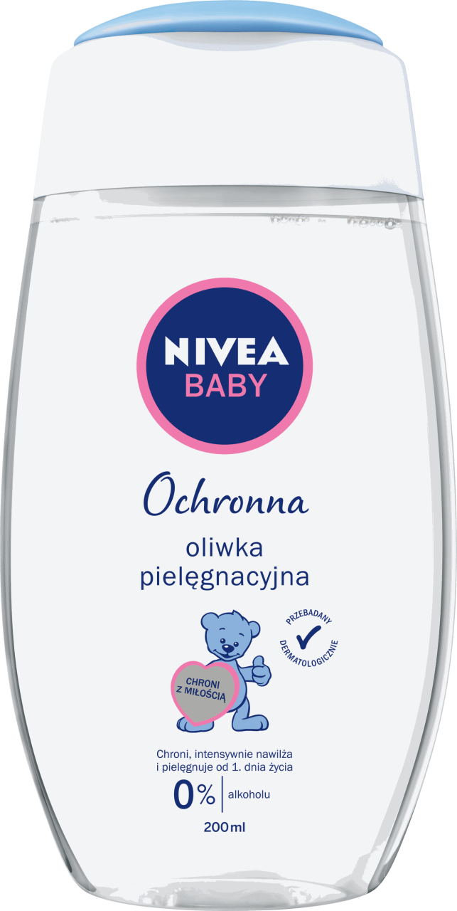 NIVEA BABY,ochronna oliwka pielęgnacyjna,przód
