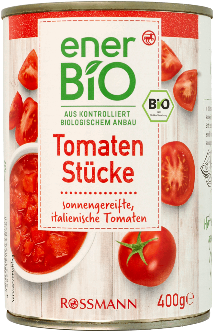 ENERBIO,pomidory bez skórki w kawałkach,przód