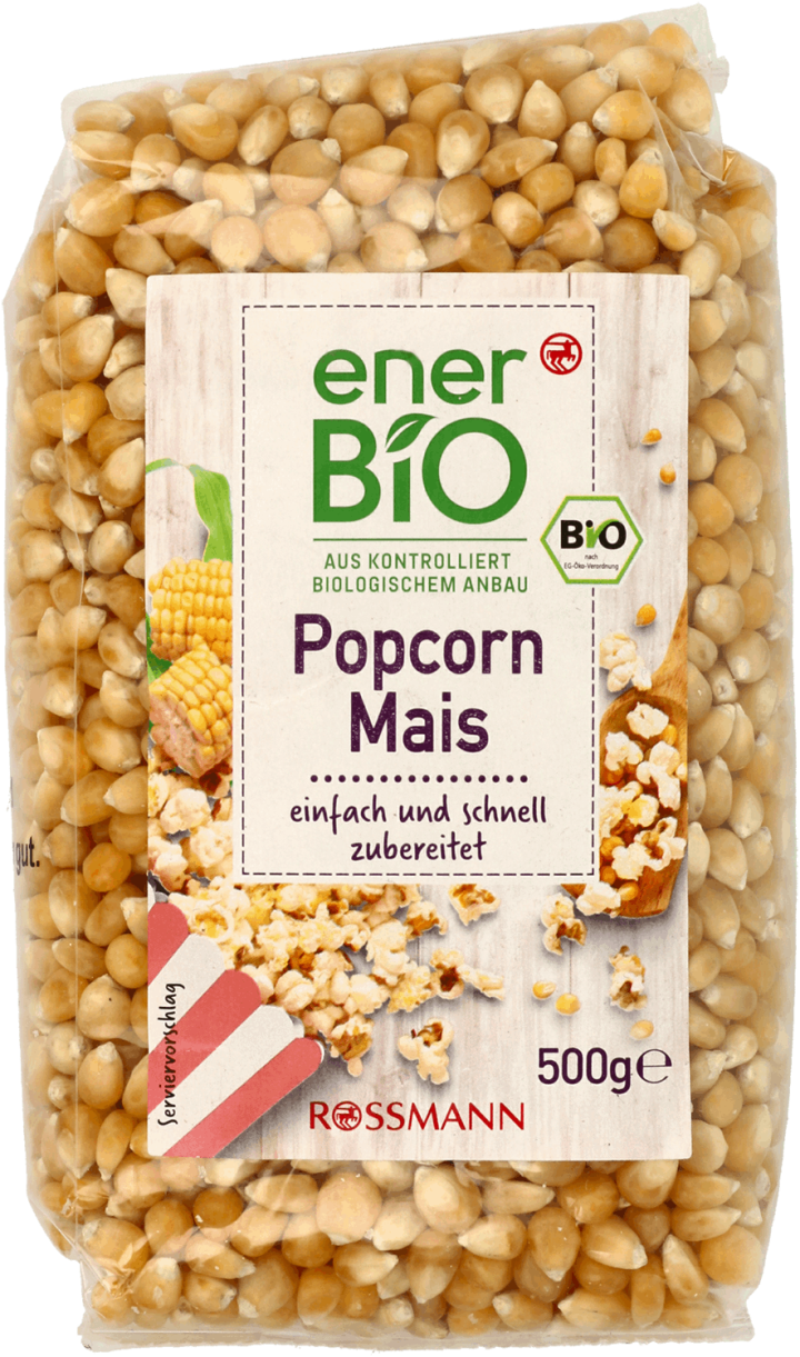 ENERBIO,popcorn ziarna kukurydzy,przód