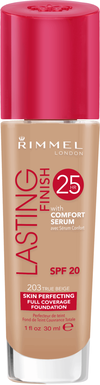 RIMMEL, Lasting Finish 25H, podkład do twarzy z serum 