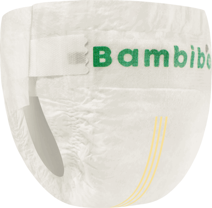 BAMBIBOO,jednorazowe pieluszki z włóknem bambusowym, rozmiar 2 Mini,kompozycja-1