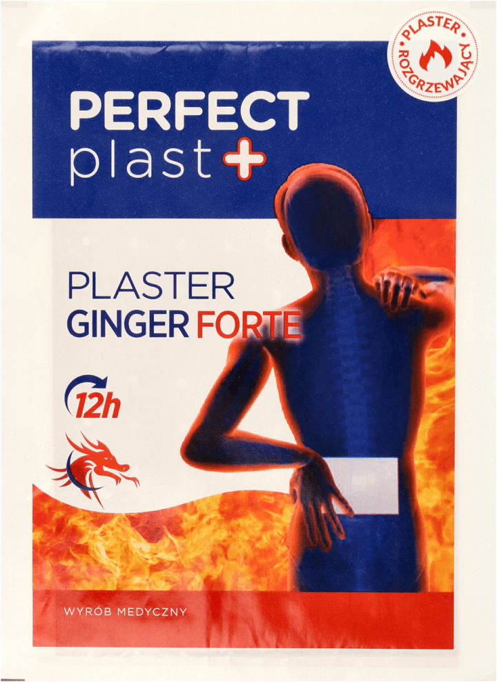 PERFECT PLAST,plaster Ginger Forte,przód