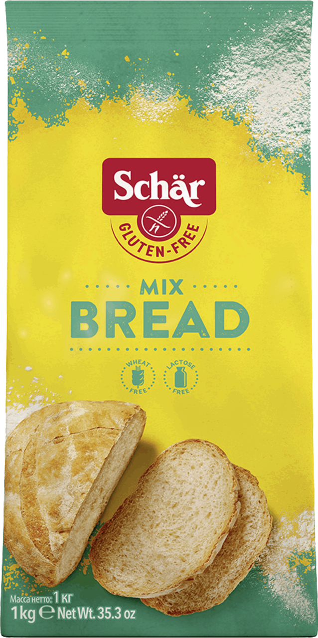 SCHÄR,mąka bezglutenowa do wypieku chleba,przód