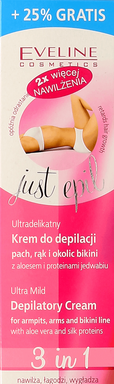 EVELINE COSMETICS, Just Epil!, ultradelikatny krem do depilacji pach ...