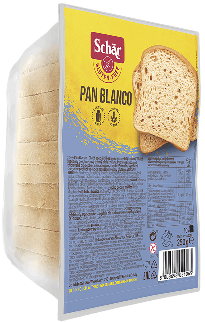 SCHÄR,bezglutenowy chleb biały, Pan Blanco,od-dostawcy