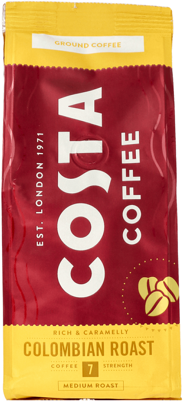 COSTA COFFEE,kawa mielona Colombian Roast,przód