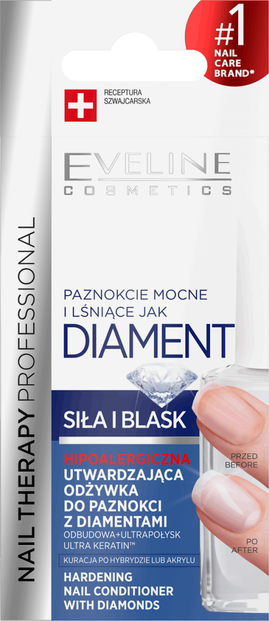 Eveline Cosmetics Nail Therapy Professional Odzywka Utwardzajaca Z Diamentami 12 Ml Drogeria Rossmann Pl