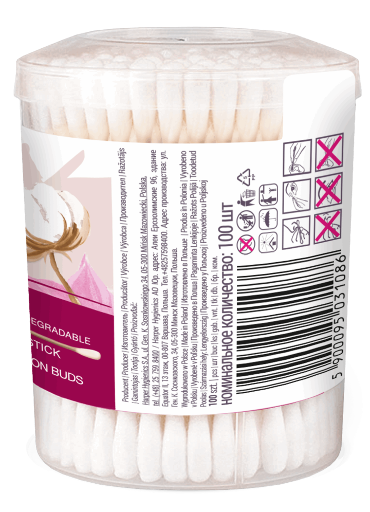 CLEANIC, Pure Effect, patyczki higieniczne , 100 szt. | Drogeria ...