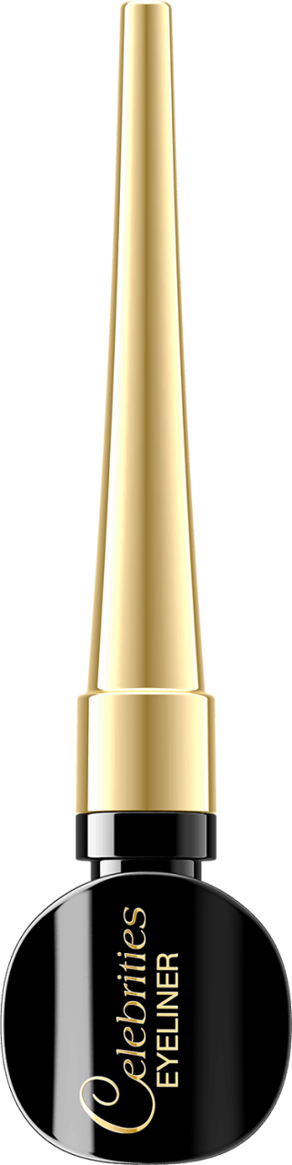 EVELINE COSMETICS, Celebrities, eyeliner z pędzelkiem, Czarny, 3 ml ...