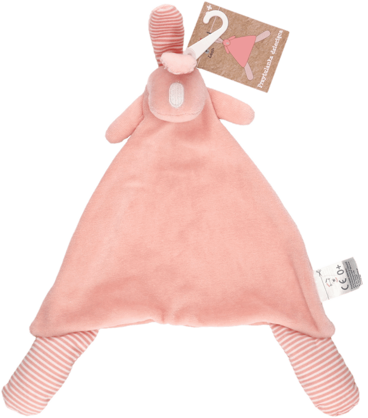 BABY BEAR LEON,przytulanka dziecięca różowa, 0+,przód