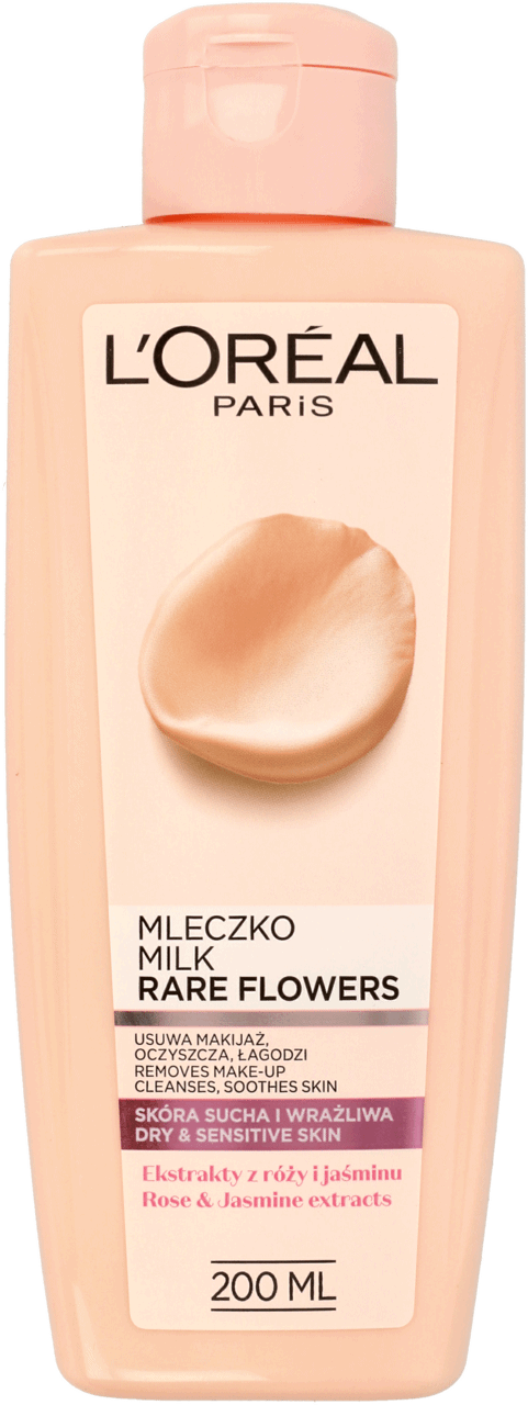 L'ORÉAL PARIS, Rare flowers, mleczko łagodzące, skóra sucha i wrażliwa ...
