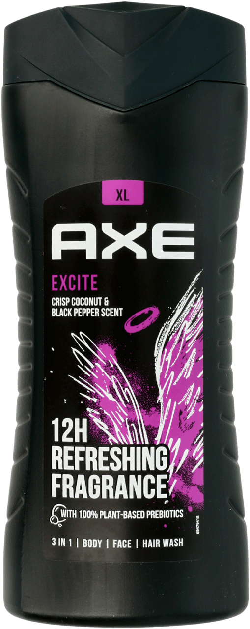 AXE,żel pod prysznic dla mężczyzn, excite,przód