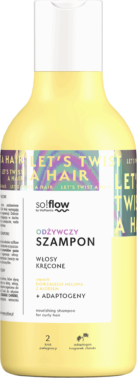 SO!FLOW,odżywczy szampon do włosów kręconych,przód
