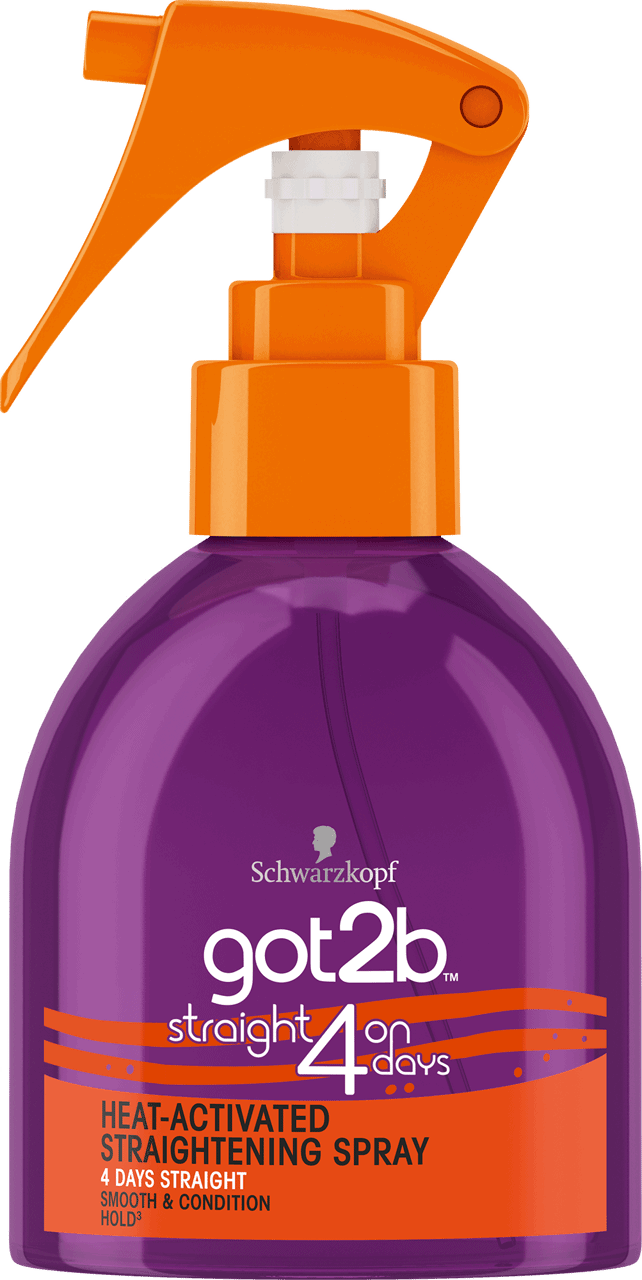 SCHWARZKOPF GOT2B, Straight on 4 Days, spray do włosów prostujący, 200 ...