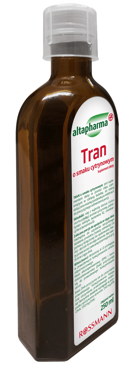 ALTAPHARMA,suplement diety tran o smaku cytrynowym,od-dostawcy