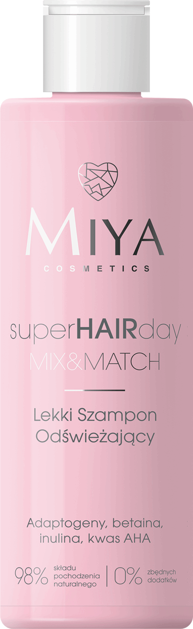 MIYA COSMETICS,lekki szampon odświeżający do włosów,kompozycja-1