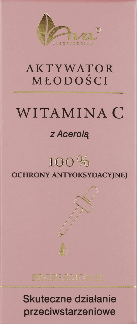 AVA LABORATORIUM,witamina C z acerolą 100% ochrony antyoksydacyjnej,przód